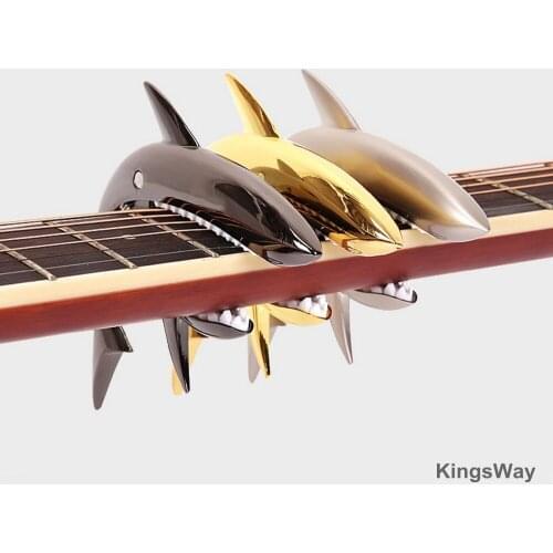 Zinc Alloy Guitar Capo Shark Capo for Acoustic and Electric Guitar