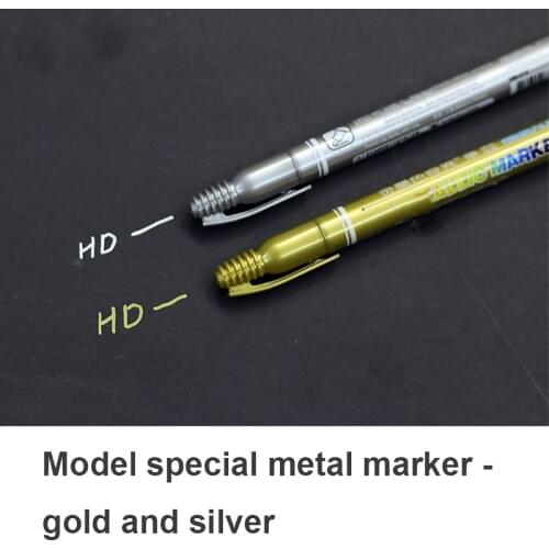 Model Making Tool Painting Color Complementary Color Paint Pen Marker Pen Gold / Silver