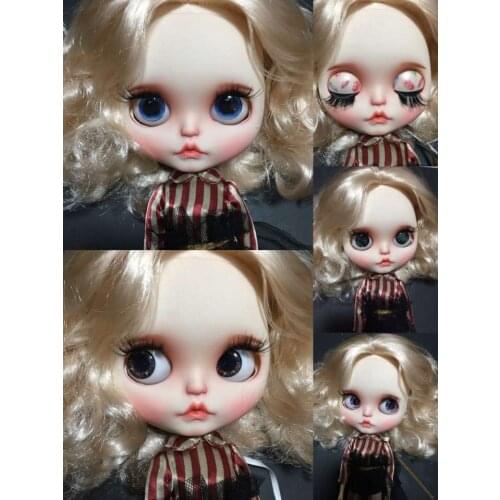 Customization doll DIY joint body Nude blyth doll For Girls 0309