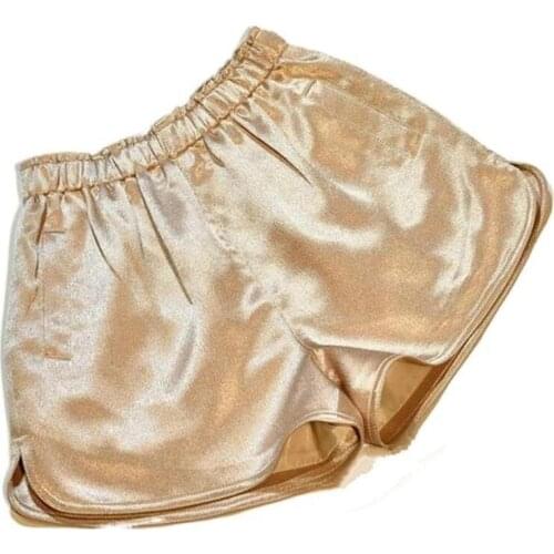 S-XL 2021 New Women Shorts Summer Silky Slim Short High Waisted Casual White Egde Hot Shorts Summer Fashion Clothes