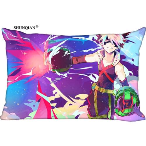 New Boku no Hero Academia Pillow Case Custom Wedding Pillowcase Cover Cases Gift Zippered Rectangle Pillow Case A8.15