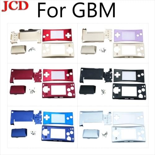 JCD New Housing Shell Pack for Nintendo Case Cover Repair Part for GameBoy for MICRO Faceplate front back Cover w/ screws