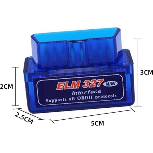 New Mini Bluetooth Auto Scanner OBDII 2 Car ELM 327 Automobile Windows Fault Tester For Android Tool Diagnostic Symbian Det N1W9