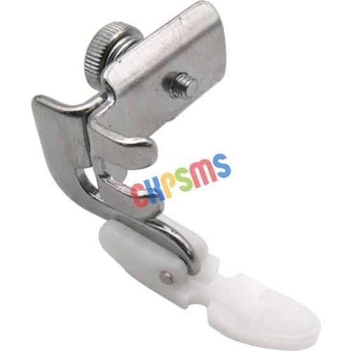 Adjustable Zipper Piping Cording Sewing Machine Presser Foot Compatible with Low Shank Babylock,Euro-Pro,Janome,Kenmore,White