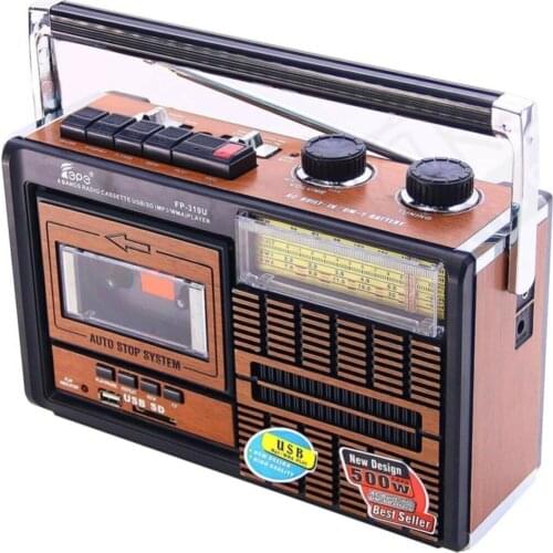 Retro Usb Fm Radio Cassette Player Music Player