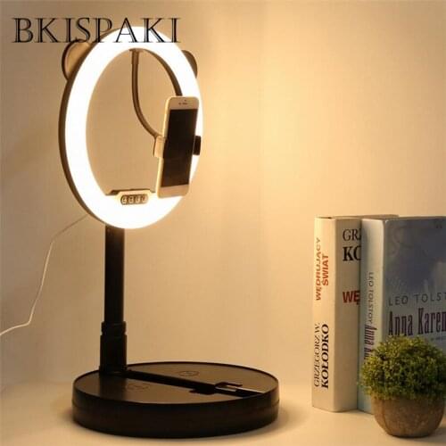 10 inch 26cm Folding LED Ring Light Tricolor Fill Light For Selfie Makeup Photography Video Tiktok Live Stream Lamp Stand 167cm