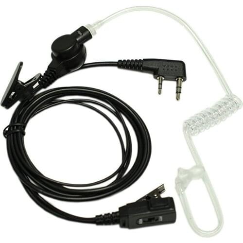 For Baofeng Portable Radio Headset Baofeng Accessory Walkie Talkie Earpiece Earphone 2Pin K Plug PTT Air Acoustic Tube Earphone