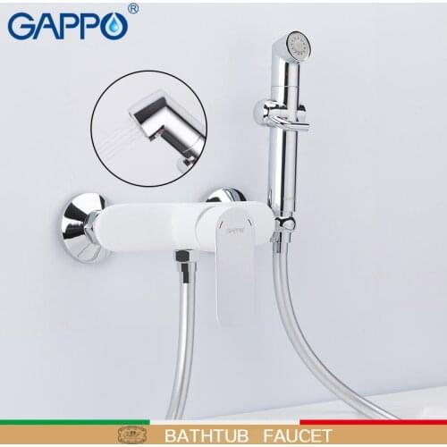 GAPPO Bidet Faucets white handheld shower muslim shower toilet bidet spray toilet washer anal cleaning wall mounted bidets taps