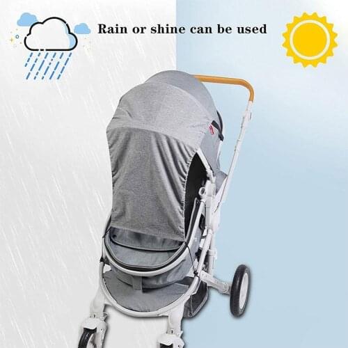 Universal Baby Stroller Accessories Windproof Waterproof UV Sunshade Cover For Kids Baby Prams Car Outdoor Activities