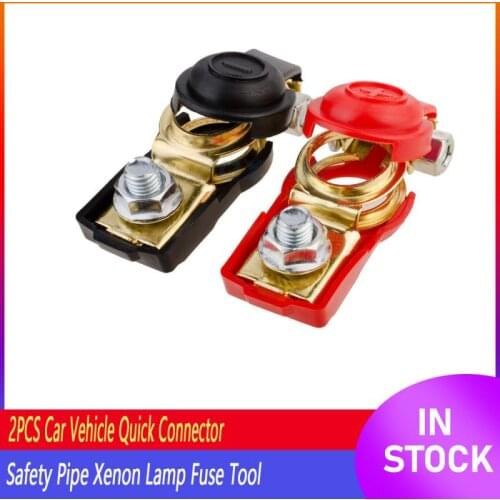 Universal Battery Terminal Heavy Duty Car Vehicle Quick Connector Cable Clamp Clip For Car Battery Charger Terminal 2PCS