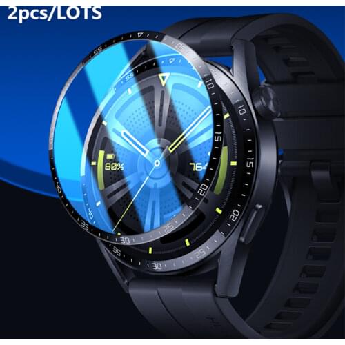 Soft Glass Protective Film Cover For Huawei Watch GT 2 Pro Honor Magic 2 46mm GT2e Smartwatch Full Screen Protector GT2 e Case