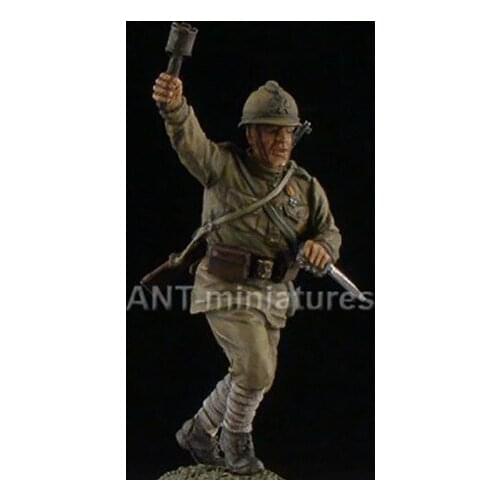 1/35 Russian grenadier Resin kit soldiers GK Military subject matter of WWII Scene combination Uncoated No colour