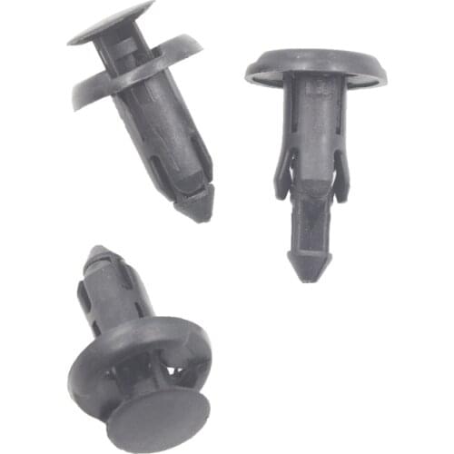 500x No.8 Bumper Through the core Nails Fastener retainer clips for toyota Fits into Hole:8mm Accessories