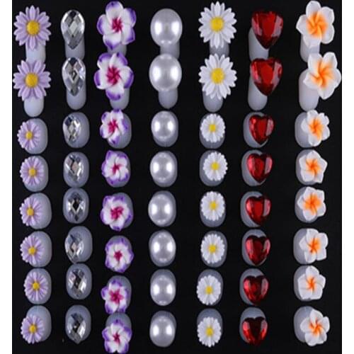 8 Pcs Soft Silicone Toe Separator Flower Modeling Foot Finger Divider Form Manicure Pedicure Nail Art Tool for Foot Care Tool