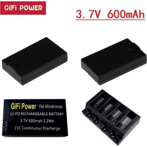 3.7V 600mah Replacement Lipo Battery Large Capacity Drones Battery For Parrot MiniDrones Mambo Jumping Sumo&Rolling Spider 3pcs