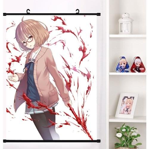 Anime Kyoukai no Kanata Kanbara Akihito Wall Scroll Mural Poster Wall Hanging Poster Home Decor Collection Art Painting Picture