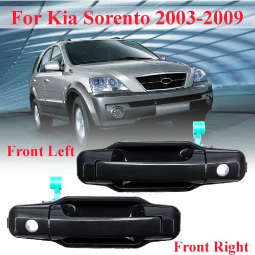 LHD Black Car Stylings Front Rear Right Left Exterior Door Handle For Kia Sorento 2003 2004 2005 2006 2007 2008 2009 82650-3E010