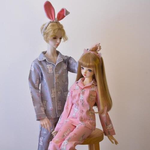 D03-P346 children toy BJD DD SD MSD 1/4 1/6 1/3 uncle dolls clothes lovely cute pajamas set