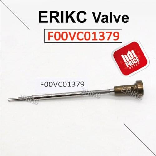 ERIKC F00VC01379 Common Rail Diesel Injector Valve Assembly F 00V C01 379 Fuel Pump Injector Control Valve For Bosch 0445110424