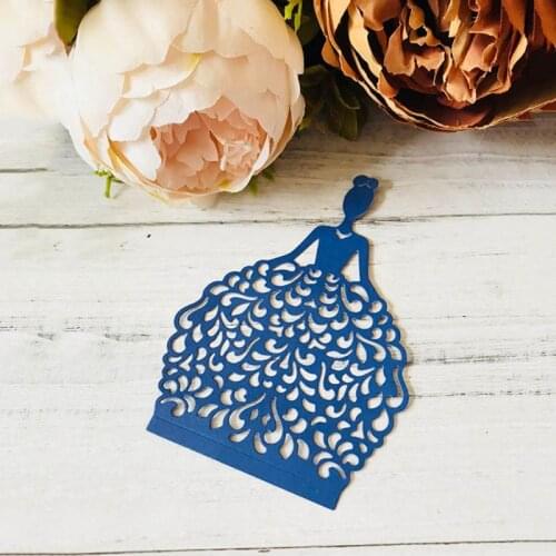 Beautiful Lady Metal Cutting Dies Stencil Scrapbooking DIY Album Stamp Embossing