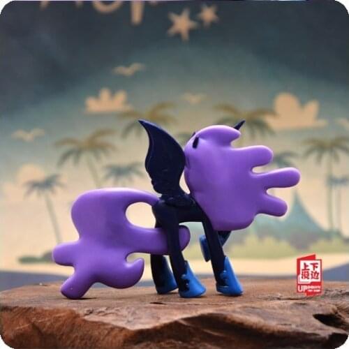 Soft pvc figure toy horse nightmare--moon odor-free environment plastic