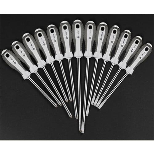 Screwdriver Set Cross / Slotted Super Hard Industrial Small Flat End Screwdriver Tool Household