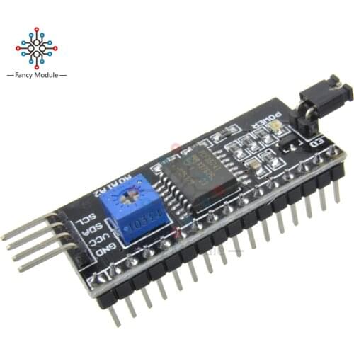 NEW IIC/I2C/TWI/SPI Serial Interface Board Module Port 5V LCD Adapter Converter Module Compatible For LCD1602 2004 LCD