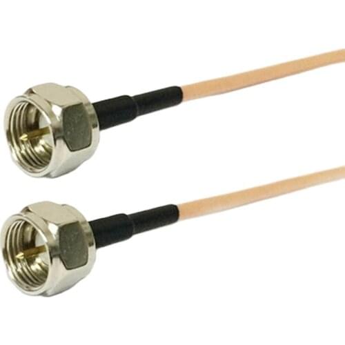 New F Male Plug To F Male jumper cable RG316 Wholesale Fast Ship 15CM 6" Adapter NEW wholesale price