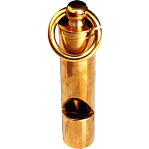 Portable Brass Safety Whistle for Scuba Diving Camping Hunting Sport Rescue Underwater Sports