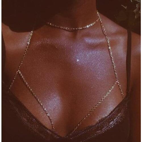 Sexy body jewelry belly chain bikini waist chain sexy body jewellery bikini harness chain jewelry indian for women body necklace
