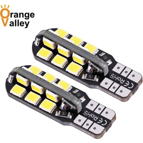 100PCS Super Bright T10 194 W5W 168 24 SMD 15 LED 2835 Car Auto Clearance Lights Marker Lamps Reading Light Dome lamp Bulb