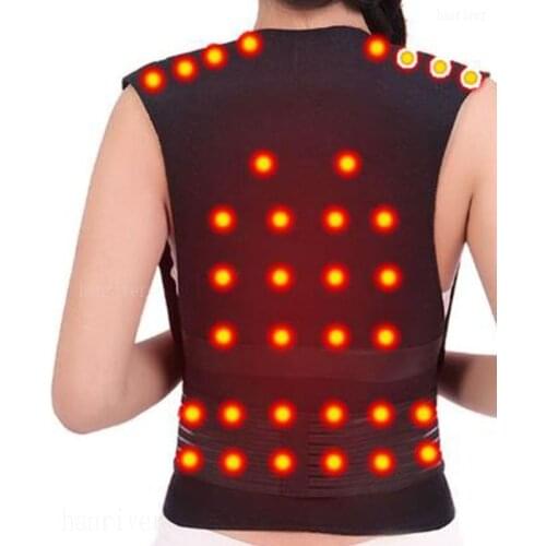 Tourmaline Self-heating Brace Support Belt Back Posture Corrector Spine Back Shoulder Lumbar Posture Correction