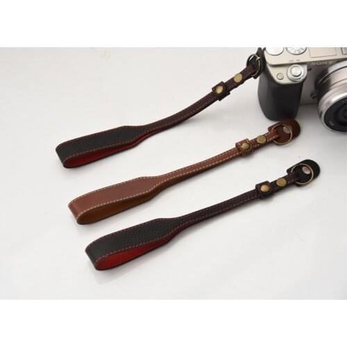 Leather Universal Camera Strap Wrist Hand Belt Strap Grip Band for DSLR Camera Sony Canon DSLR SLR