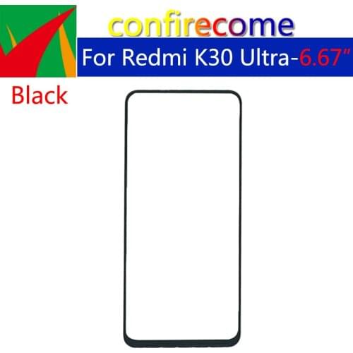 10Pcs\Lot Replacement LCD Front Touch Screen Glass Outer Lens For Xiaomi Redmi K30 Ultra