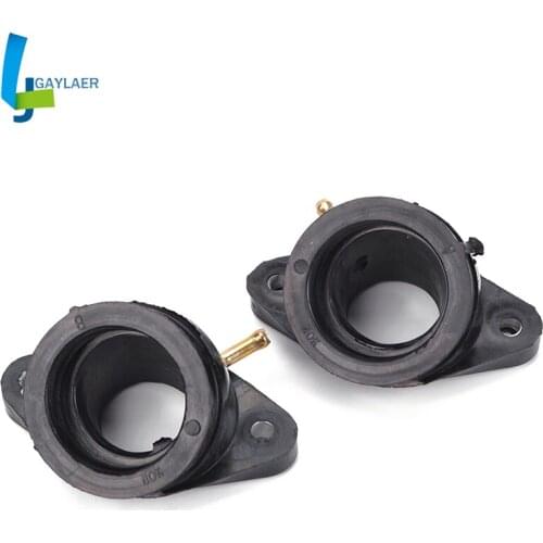 2PCS Motorcycle Carburetor manifold Interface Adapter For Yamaha XV400 XV500 XV535 Virago 400 500 535