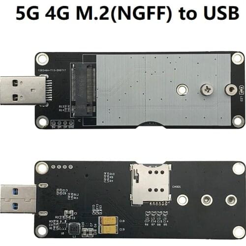 5G M.2 to USB 3.0 adapter NGFF to USB 3.0 LTE adapter for 4G EM06 5G RM500Q EM160R-GL SIM8020G M.2 module with SIM card slot