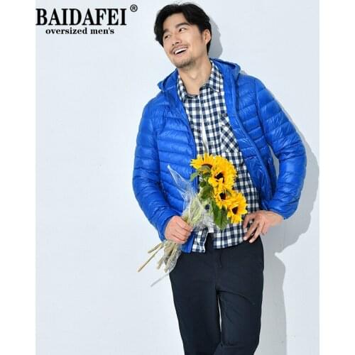 BAIDAFEI Men's Light Down Jackets
