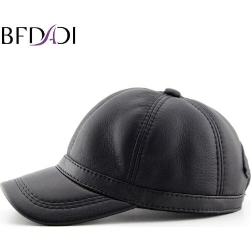 BFDADI Winter Imitation Sheepskin Baseball Cap New Biker Trucker Outdoor Sports Snapback Hats Warm Caps Large Size 60 cm