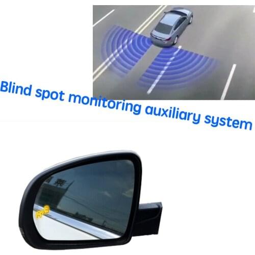 Car BSD BSM BSA Blind Area Spot Warning Drive Mirror Rear Radar Detection System For Fiat Ottimo Viaggio 2012~2017