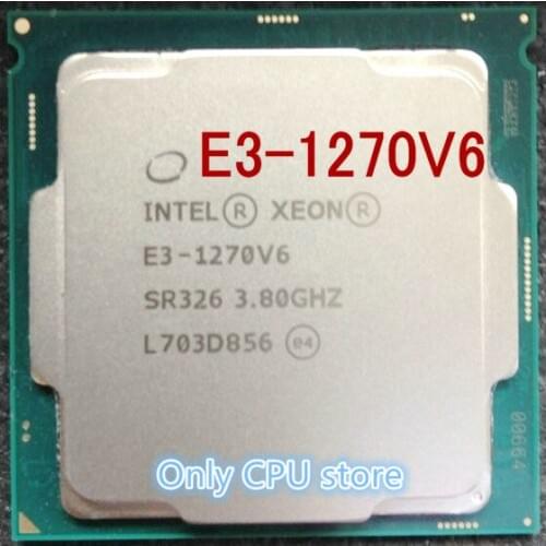 Intle E3-1270V6 3.8GHz Quad Core processors Computer CPU E3-1270 V6 scrattered pieces E3 1270 V6 free shipping
