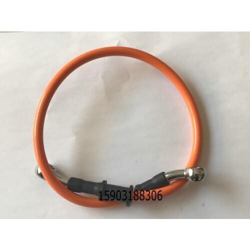 Colorful Motorcycle Brake Oil Hose Line Pipe 100CM Hydraulic Reinforced Stainless Steel Braided With Banjo Fittings