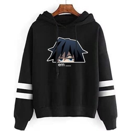 Demon Slayer Tomioka Giyuu Hoodies Unisex Loose Hoodies