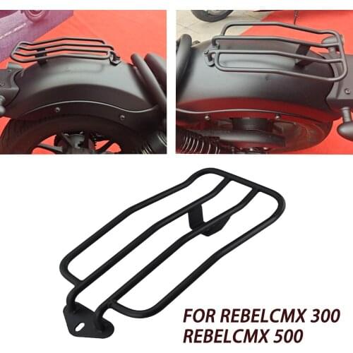 For Honda CMX500 Rebel CMX 500 300 Rebel500 2017-2021 Motorcycle Rear Plated Luggage Rack Support Shelf Seat Accessories