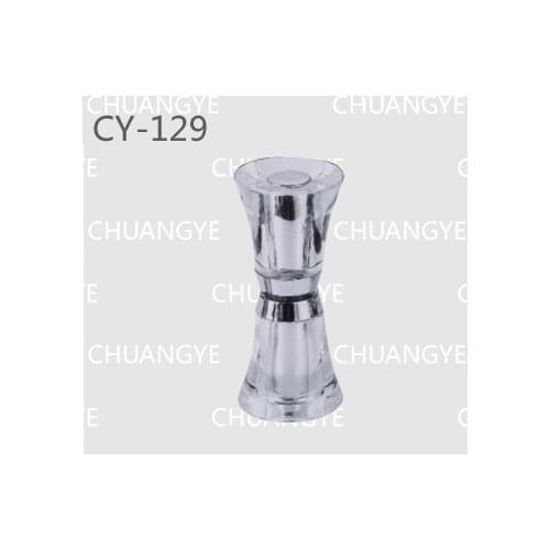 SHOWER DOOR HANDLE/KNOB CLEAR ACRYLIC CONE SHAPED CY-129