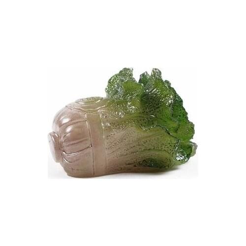 Hot sale beautiful resin discoloration cabbage tea pet or fish ornaments Kung Fu tea sets tea player