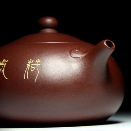 Yixing genuine teapot master all handmade Zisha pots raw materials purple mud painted jade milk teapot wholesale special