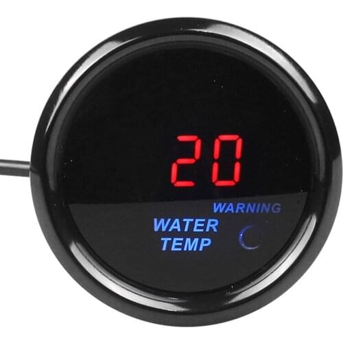 Oil Pressure Gauge 2inch 52mm 0-10 Bar Digital LED Display Black Car Meter With Sensor Motorcycle Oil Pressure Gauge