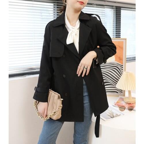 LFFMHMT Women's Short Trench Coats