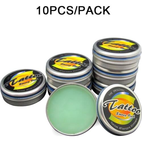 New 10pcs Tattoo Cream Aftercare Ointment Healing Skin Care Permanent Makeup Tattoo Recovery Cream Lotion For Tattoo Accessories