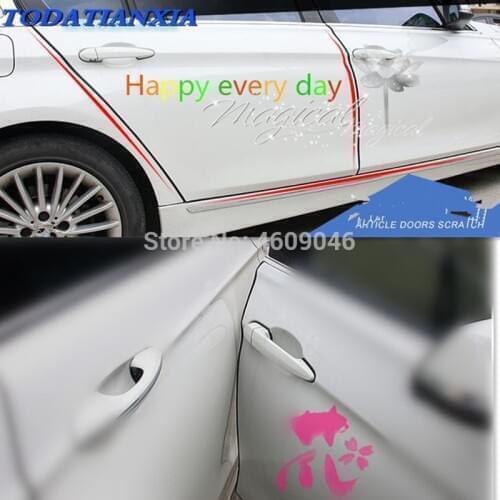 Car Styling Door Protection Strip accessories FOR audi a4 b7 bmw e36 bmw r1200gs toyota chr fiat 500 bmw e46 e39 f30 golf 7